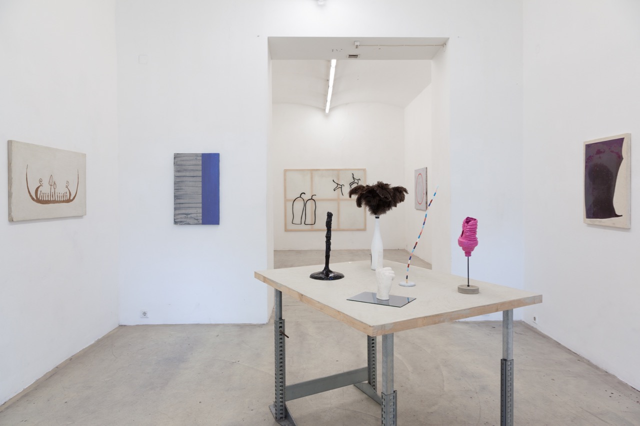 Installationsansicht, NINO STELZL, Galerie kunstbuero 2018